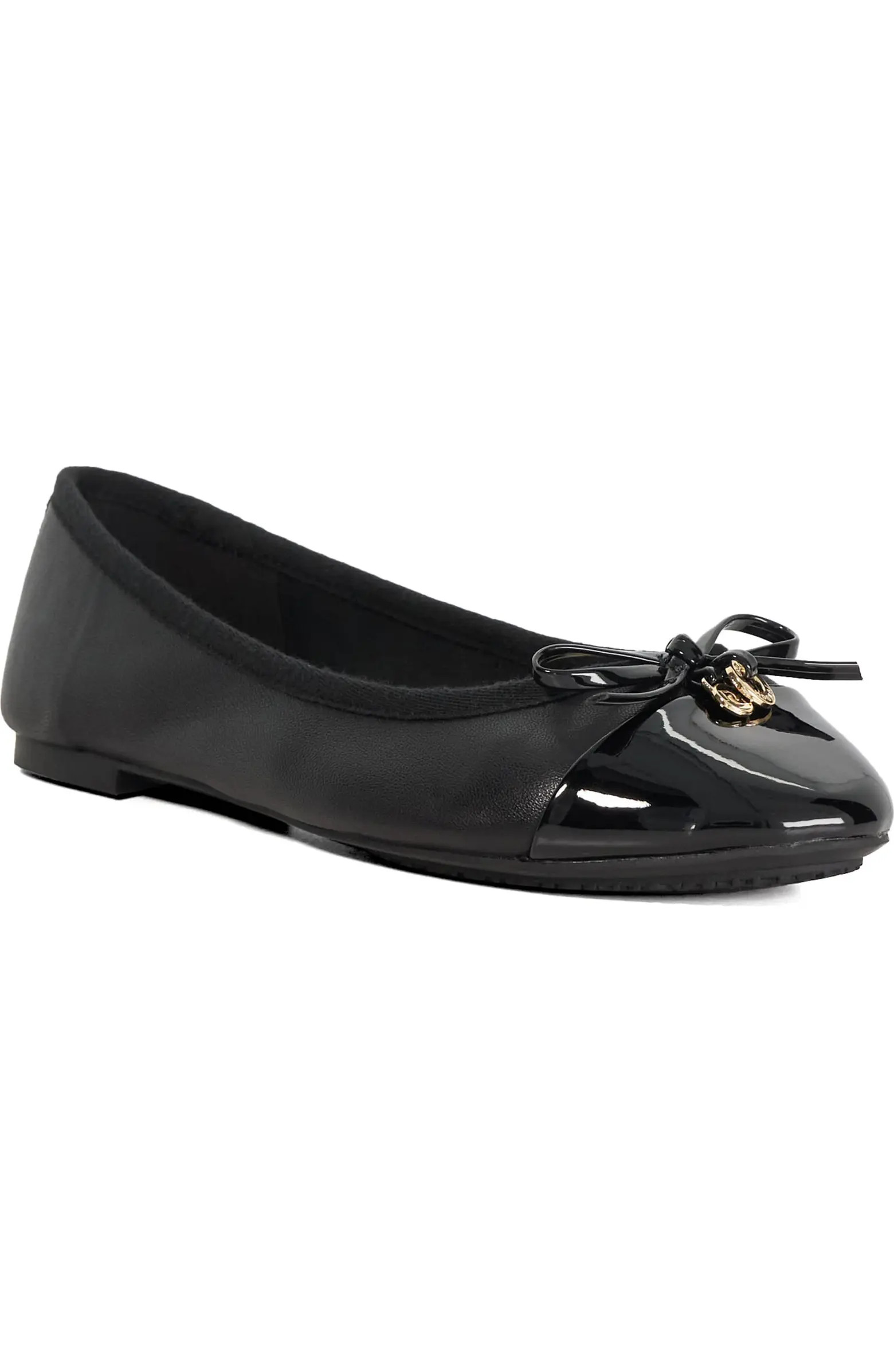 Dune London Harpington Cap Toe Ballet Flat (Women) | Nordstromrack | Nordstrom Rack