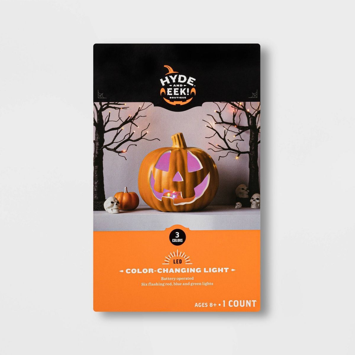 3 in 1 Pumpkin Light Halloween Decorating Kit - Hyde & EEK! Boutique™ | Target