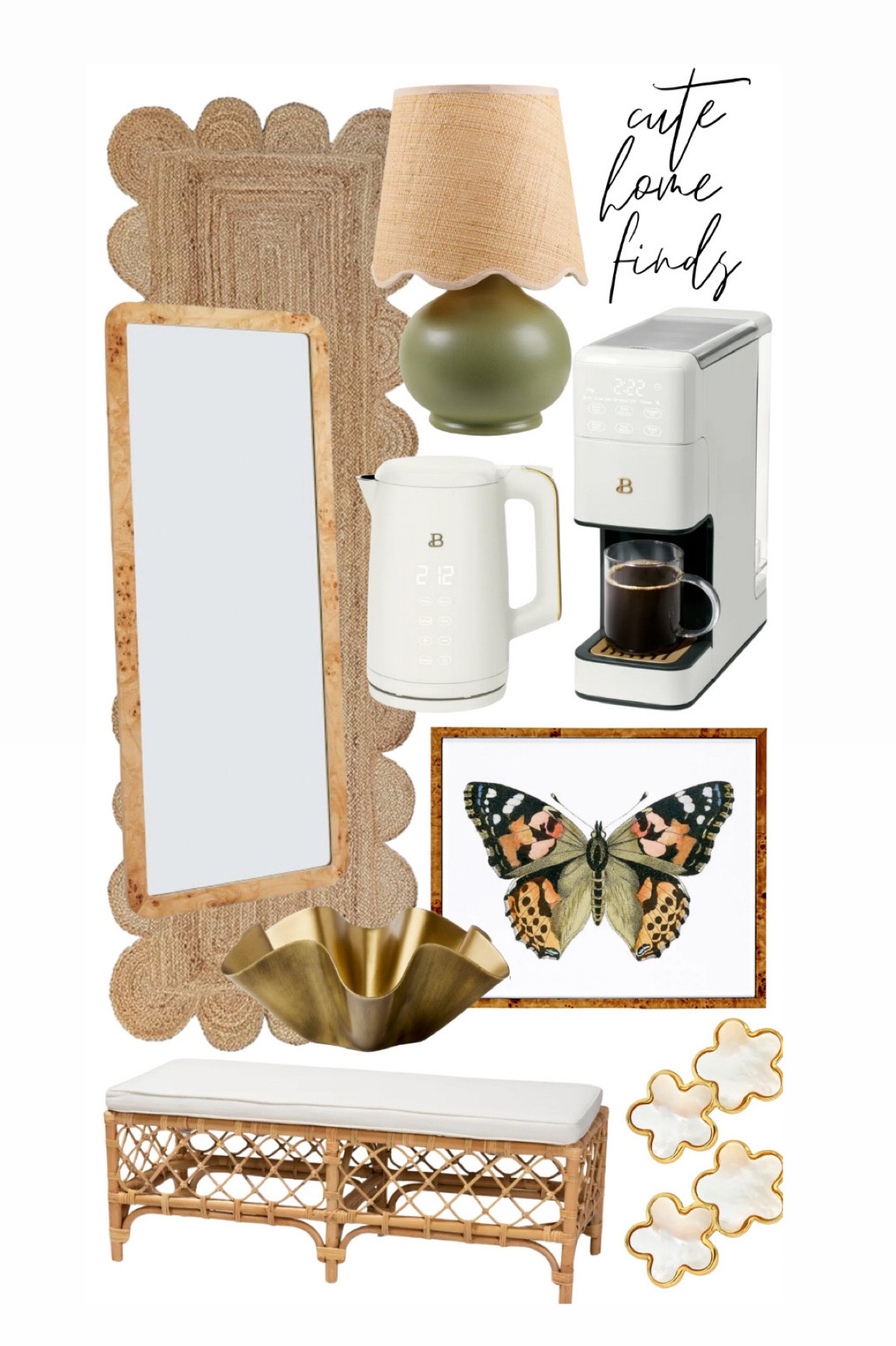 I just got this Amazon runner for my kitchen and love it! Especially for the price. Also, how cute is this Walmart coffee pot and kettle? I already have a coffee pot, but I love this kettle. Another Walmart find is that bench 👀 I mean who would have guessed that it’s from Walmart. 

#LTKfindsunder50 #LTKfindsunder100 #LTKhome