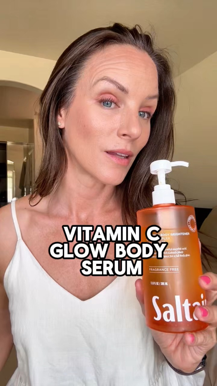 The vitamin C complex brightens tone while glycerin boosts moisture. No stickiness, no fragrance—just smooth, radiant skin that feels bouncy and healthy.
#saltair #saltairbody #bodyserum #vitamincserum #beautyover40

#LTKmorningroutine #LTKgrwm #LTKOver40