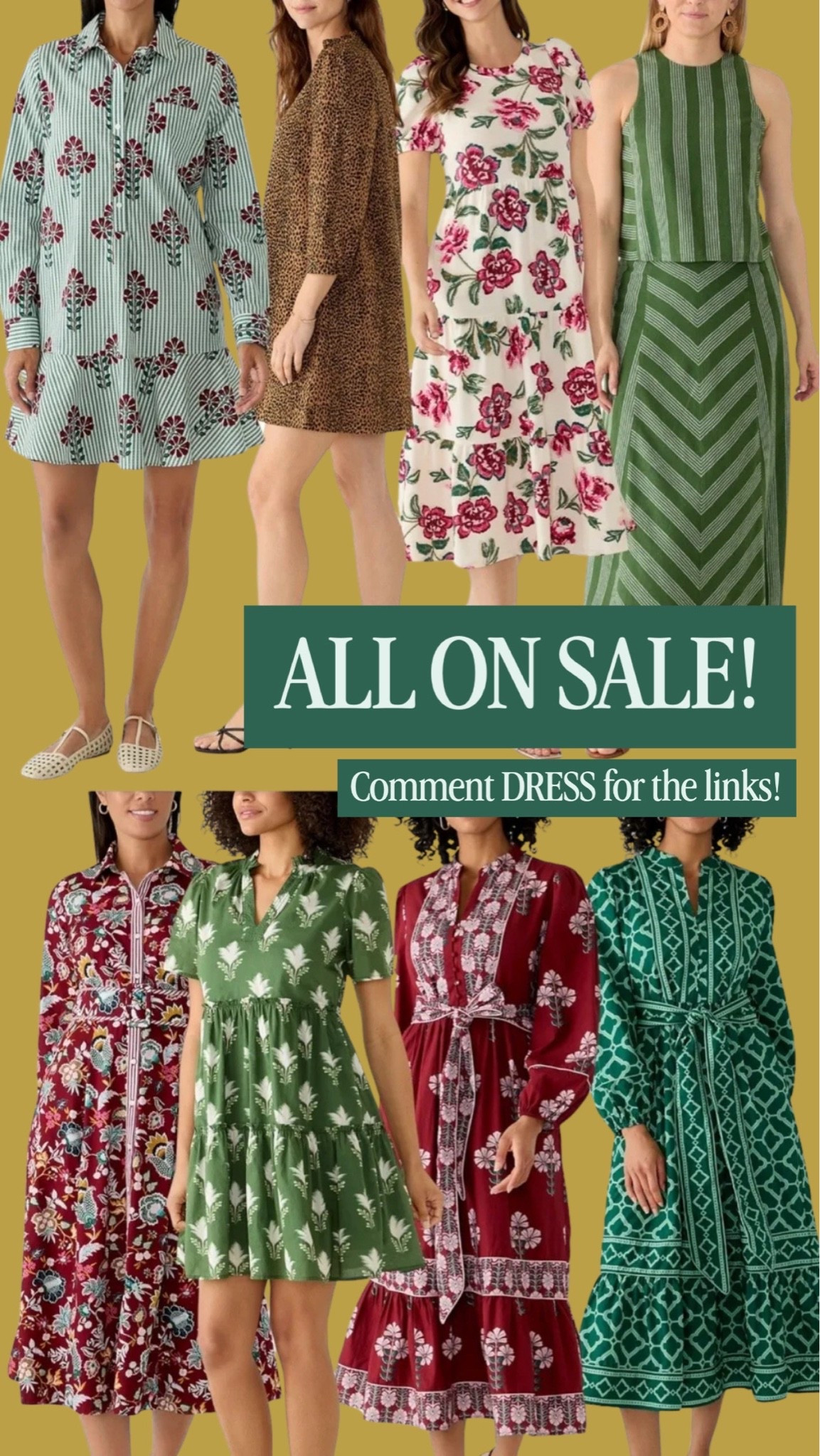 These dresses are ON SALE this weekend!! 🛍️ Grab your favorites while you can!! #LTKgrwm #LTKootd #LTKmomlife #DressSale #SpringOutfits #EverydayStyle #LTKStyle