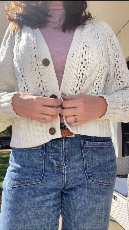 Pair your favorite tank & jeans with a cropped cardigan & boots for an instant fall look! 

fall outfits 
jeans 
boots 
family photo outfits 
fall capsule 

#LTKstyletip #LTKSeasonal #LTKover40