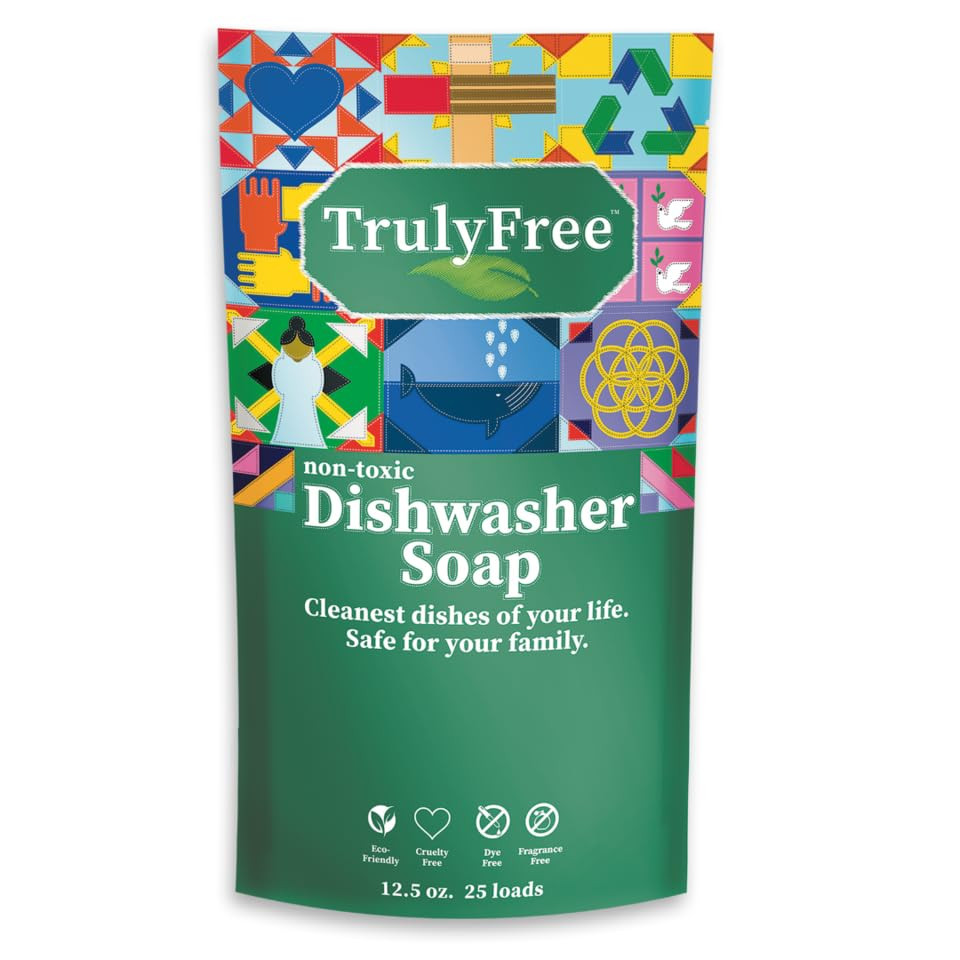 Truly Free Automatic Dishwasher Detergent Powder - Concentrated Dishwashing Detergent, Dish Soap,... | Amazon (US)