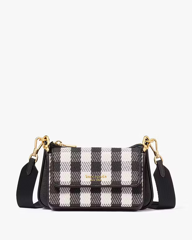 Double Up Gingham Field Crossbody | Kate Spade (US)