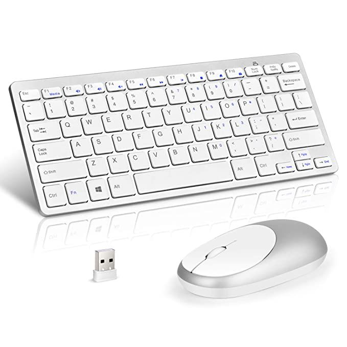 Loreran Ultra-Thin 2.4G Wireless Keyboard and Mouse Combo Chiclet Keyboard with Scissor Mechanism... | Amazon (US)