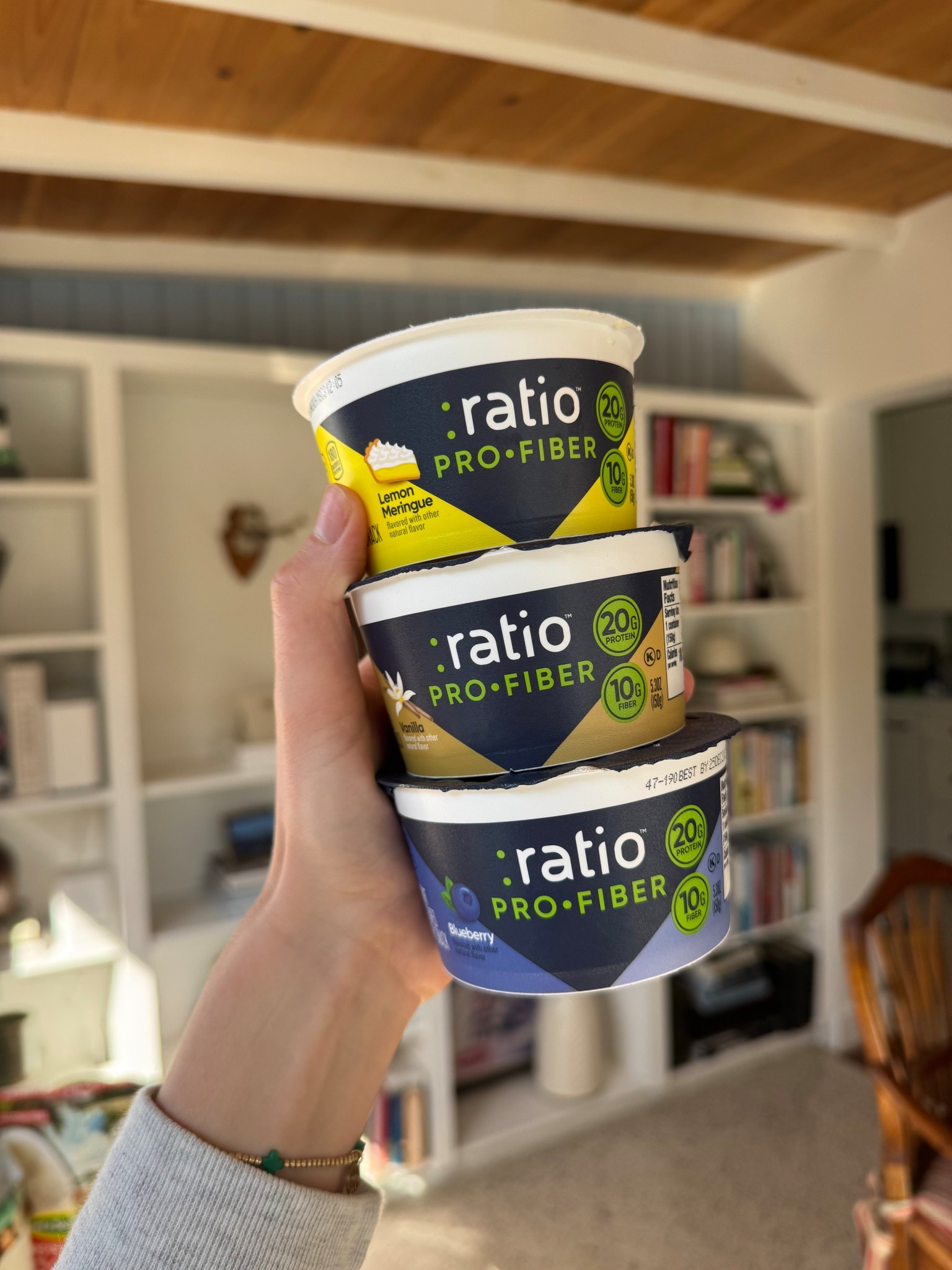 #ad These three daily habits have truly made aaaaall the difference during this new season of life🫶🏼

…& it’s so nice to be able to stock your fridge with quick & easy staples like these @ratiofood Pro-Fiber yogurts that make prioritizing your health a no-brainer.

I love that they provide BOTH 20g protein & 10g of fiber - the perfect combination for a nutrient-dense snack that helps you meet your own protein and fiber goals💪🏼.

Find them now at your local @target now - linked on my @shop.ltk below!

xx #goodnesswithg #SponsoredbyRatio #ad #TargetPartner #Target