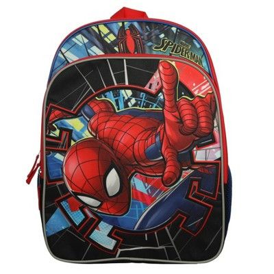 Kids' Spider-Man 16" Backpack - Black | Target