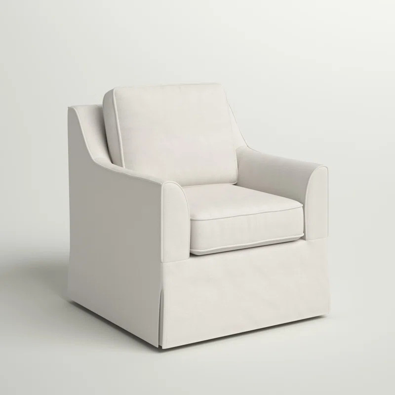 Barbel Upholstered Swivel Armchair | Wayfair North America