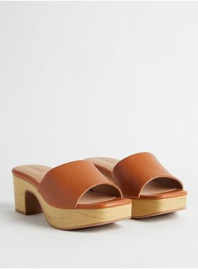 Wood Block Heel Mule (WW) | Torrid (US & Canada)