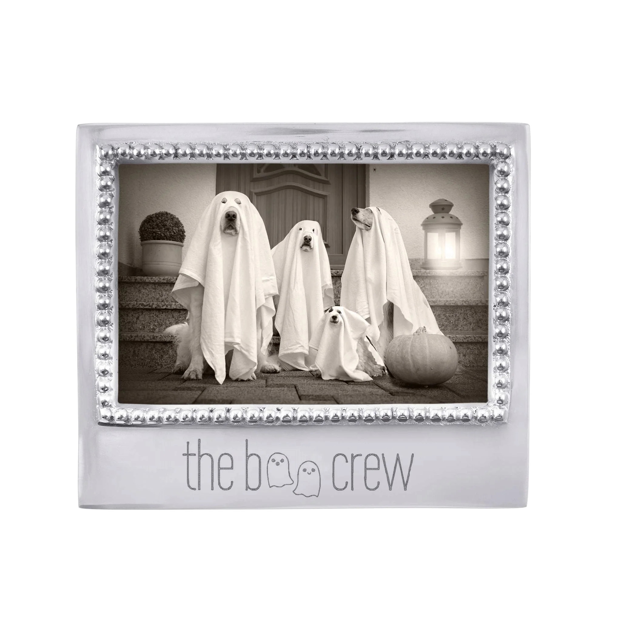 THE BOO CREW GHOST Beaded 4x6 Frame | Mariposa