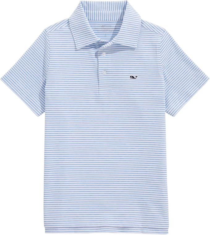 vineyard vines Boys' Bradley Stripe Sankaty Polo | Amazon (US)