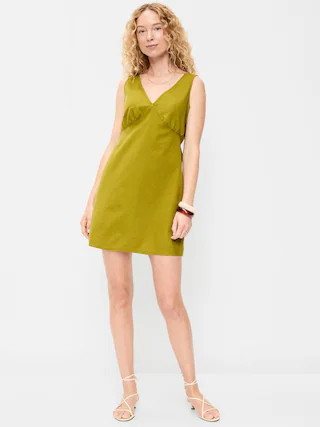 Sleeveless A-Line Mini Dress | Old Navy (US)