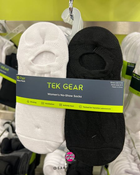 Tired of your feet always slipping in your shoe? Ladies, say hello to #WomensTekGear! Our No Show Socks are here to help keep you comfortable and stylish at the same time 🙌 These 10-packs of basic no show socks come with a variety of colors, so you can mix & match however you like! #NoSlippageAnymore #StyleAndComfort #FashionFirst #StyleEssentials #ActivityApproved #WarmFeetAlways #FeelingSecure #VersatileAndDurable #SpringSummerEssential #PackingLightMadeEasy

#LTKstyletip #LTKSeasonal #LTKfit