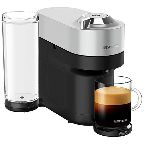 Nespresso Vertuo POP+ Deluxe Machine with Coffee Pods and Voucher - Metallic | HSN