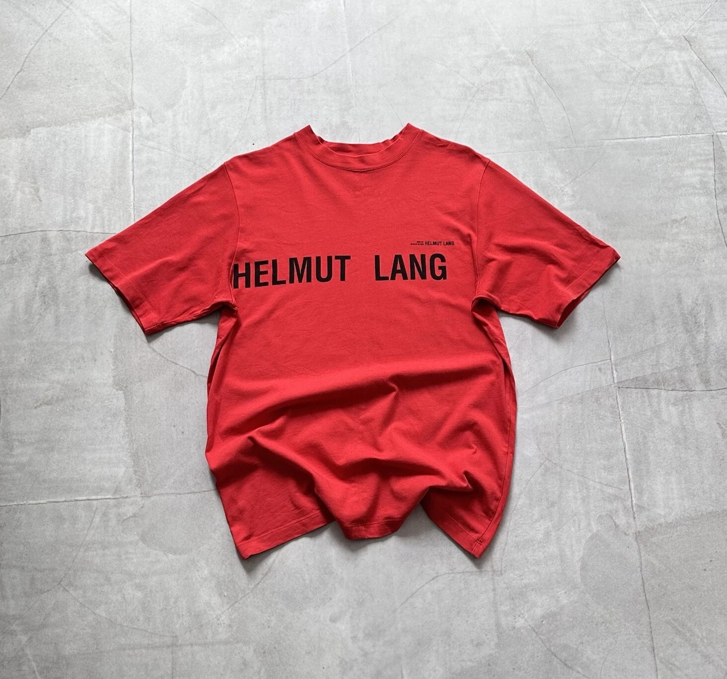 RARE Helmut Lang Red Big Logo Vintage T-Shirt Hysteric Glamour Vibe | eBay US