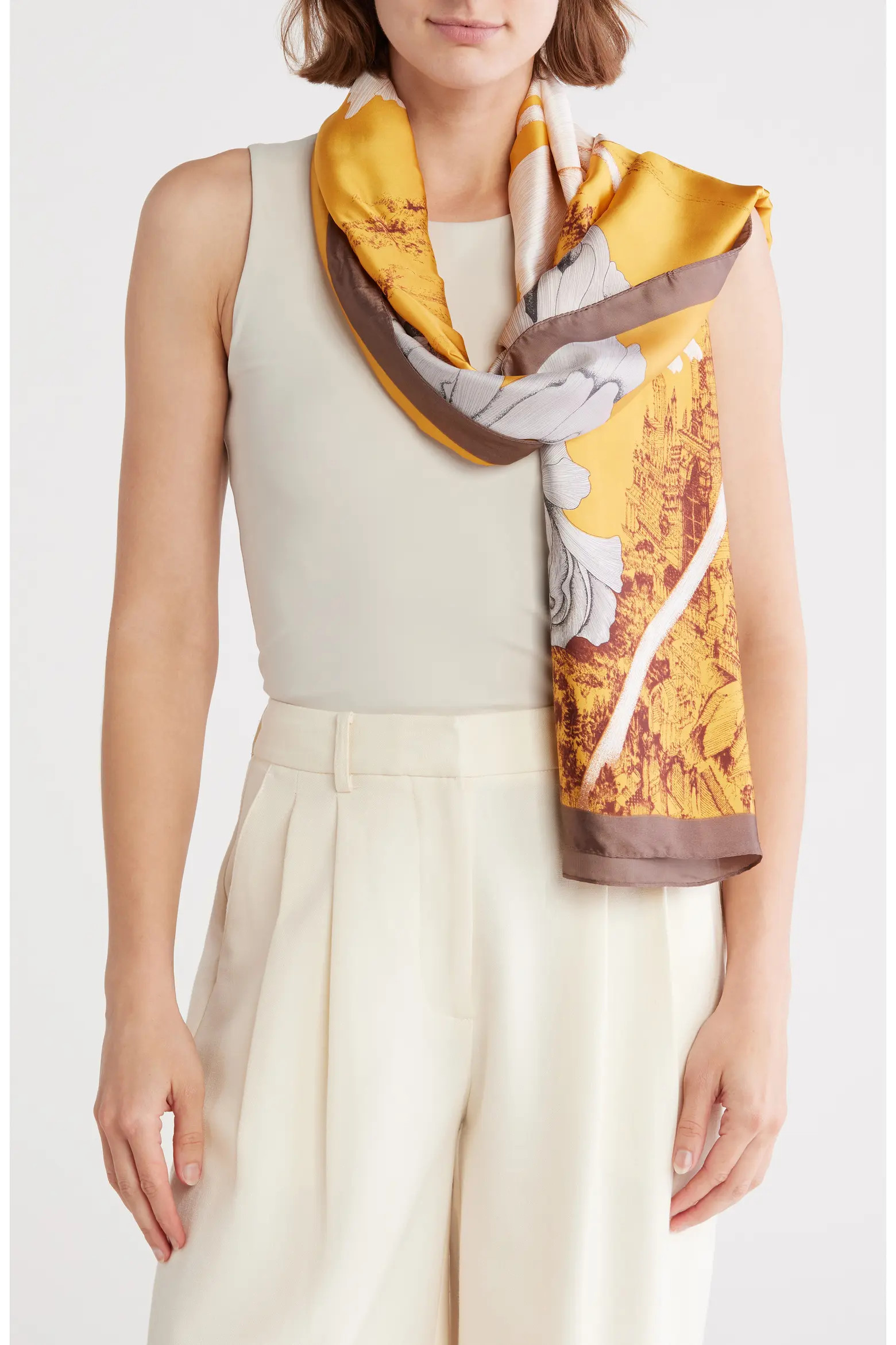 Floral Print Scarf (Women) | Nordstromrack | Nordstrom Rack