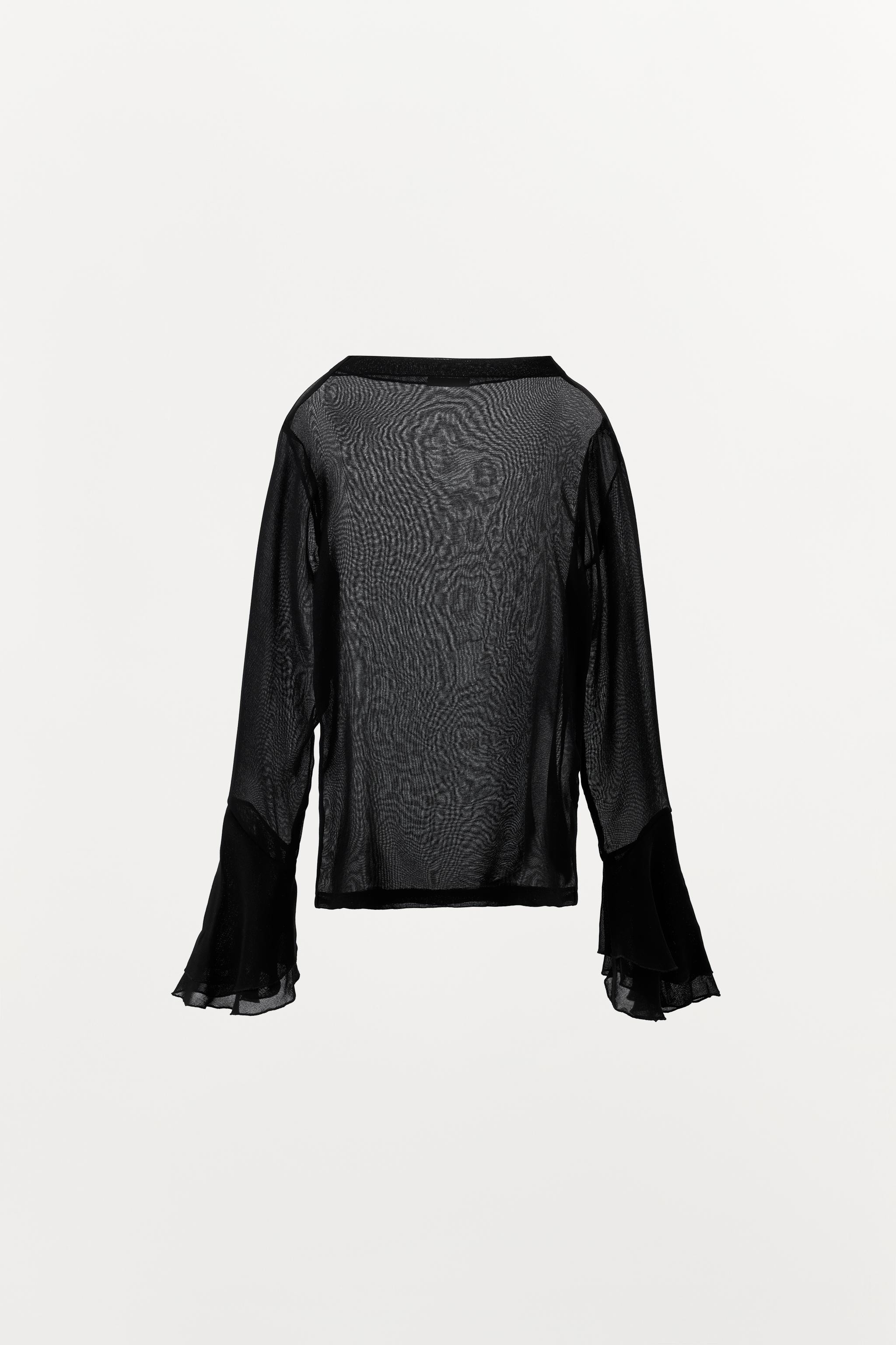 RUFFLED COMBINATION TOP | Zara US
