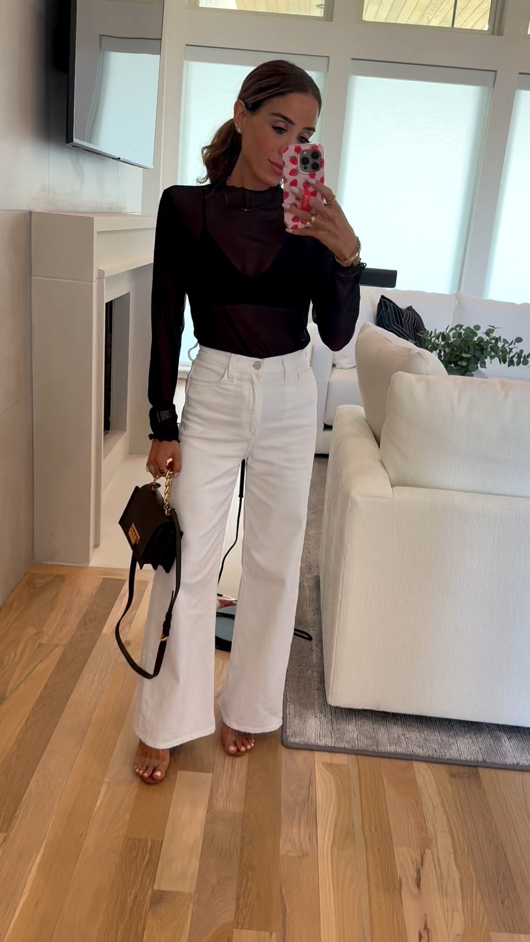 Dare night outfit idea all Amazon! Mesh long sleeve top and Petite friendly white jeans size 23 

#LTKselfcare #LTKPetite #LTKFindsUnder100