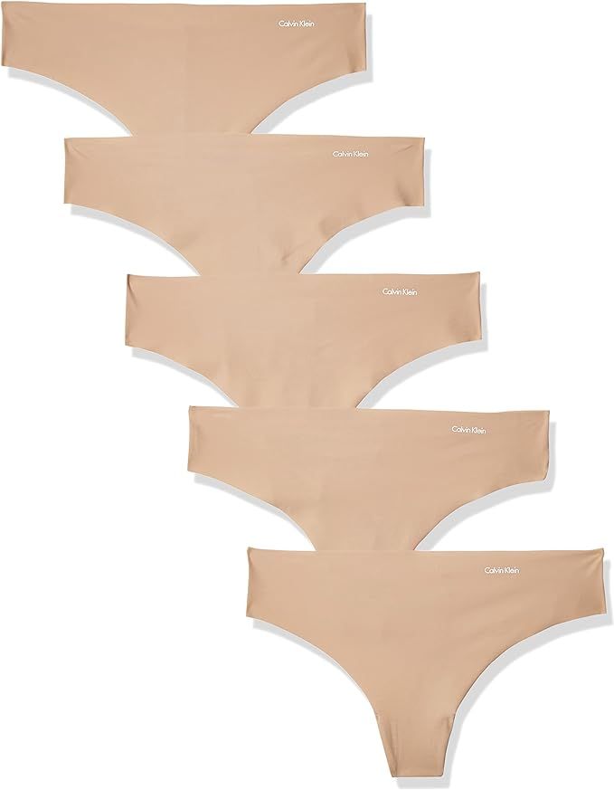 Calvin Klein Women's Invisibles Thong Multipack Panty | Amazon (US)