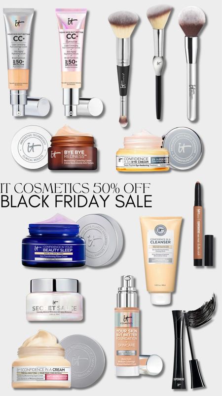 It cosmetics deal of the day — 50% off!!

Cc cream, foundation, gifts for her, teen gifts, moisturizer, eye cream, eyebrow pencil, makeup brushes 

#LTKbeauty #LTKGiftGuide #LTKCyberWeek