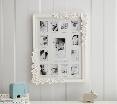 Hydrangea First Year Frame (16" x 12.5") | Pottery Barn Kids