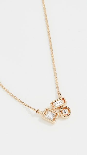 18k Yellow Gold Inlay Collection Cluster Necklace | Shopbop
