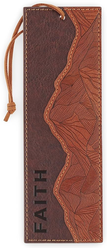 Christian Art Gifts Premium Vegan Leather Inspirational Scripture Bookmark for Men & Women: Faith... | Amazon (US)
