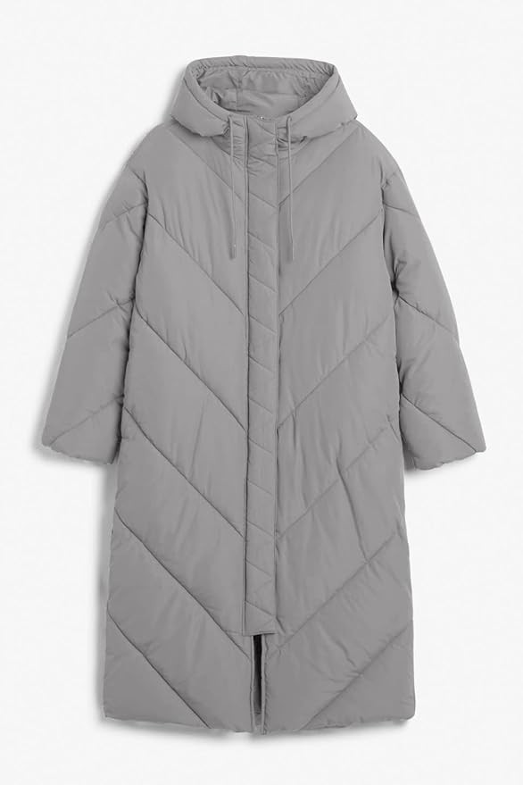 Yousify Women's Hooded Long Puffer Coat Winter Longer Thickened Down Jacket Zip Cocoon Outwear | Amazon (US)
