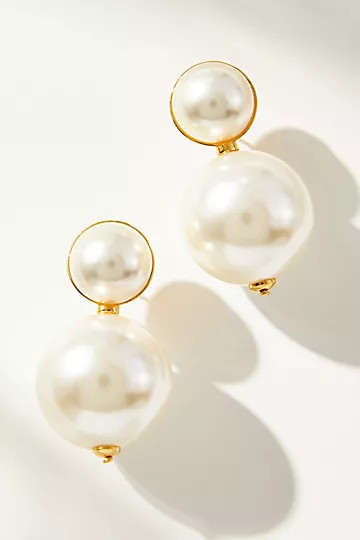Lele Sadoughi Pearl Drop Earrings | Anthropologie (US)