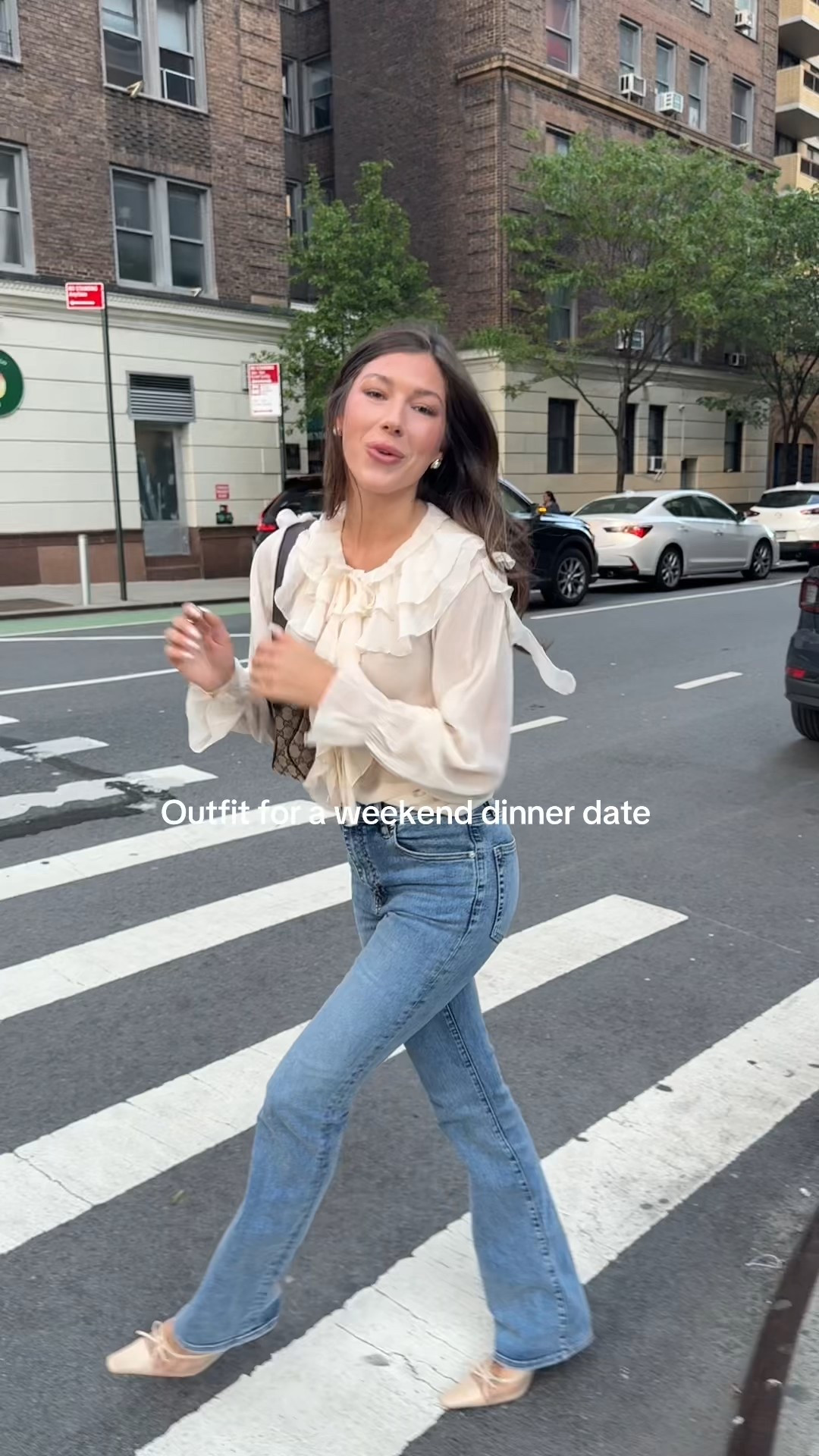 Blouse and jeans for dinner 

#LTKStyleTip #LTKSeasonal #LTKShoeCrush