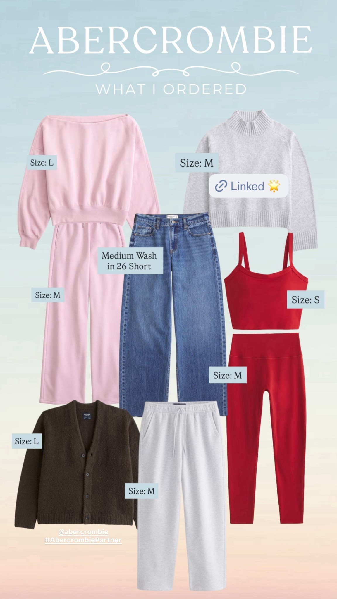 #abercrombiepartner what I just ordered from Abercrombie! @abercrombie 

#LTKCyberWeek #LTKHoliday #LTKGiftGuide