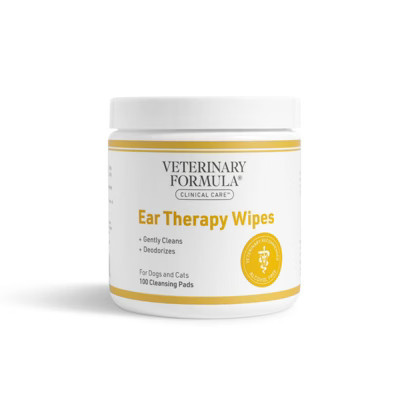 Veterinary Formula Clinical Care Topical Ear Therapy Dog and Cat Wipes - 100ct | Target