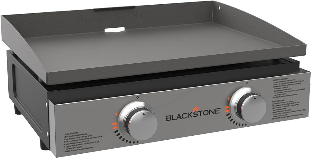 Blackstone 22" Tabletop Grill without Hood- Propane Fuelled – 22 inch Portable Gas Griddle with... | Amazon (US)