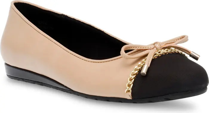 Guilia Cap Toe Ballet Flat (Women) | Nordstrom