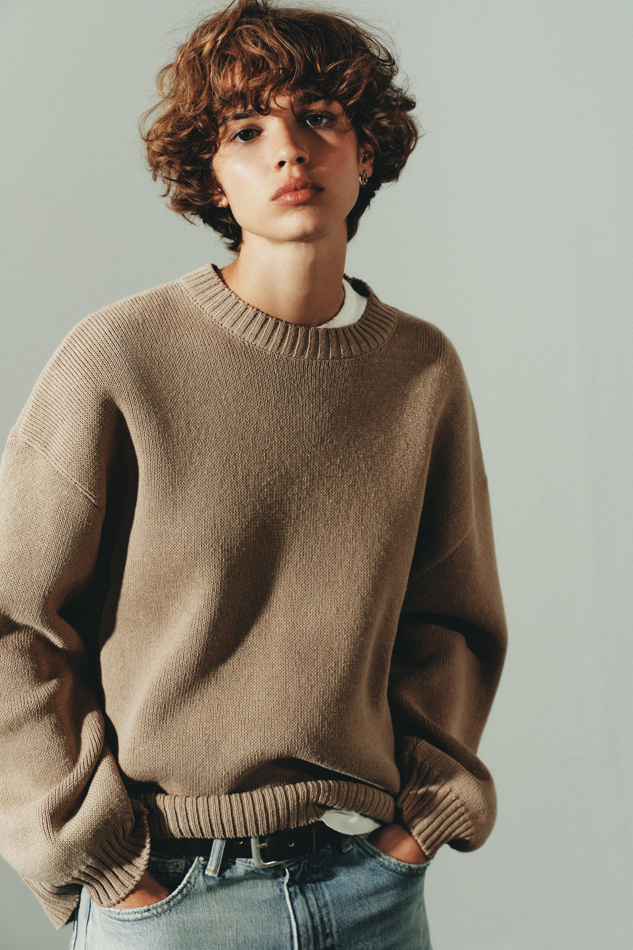 OVERSIZED KNIT SWEATER | Zara US