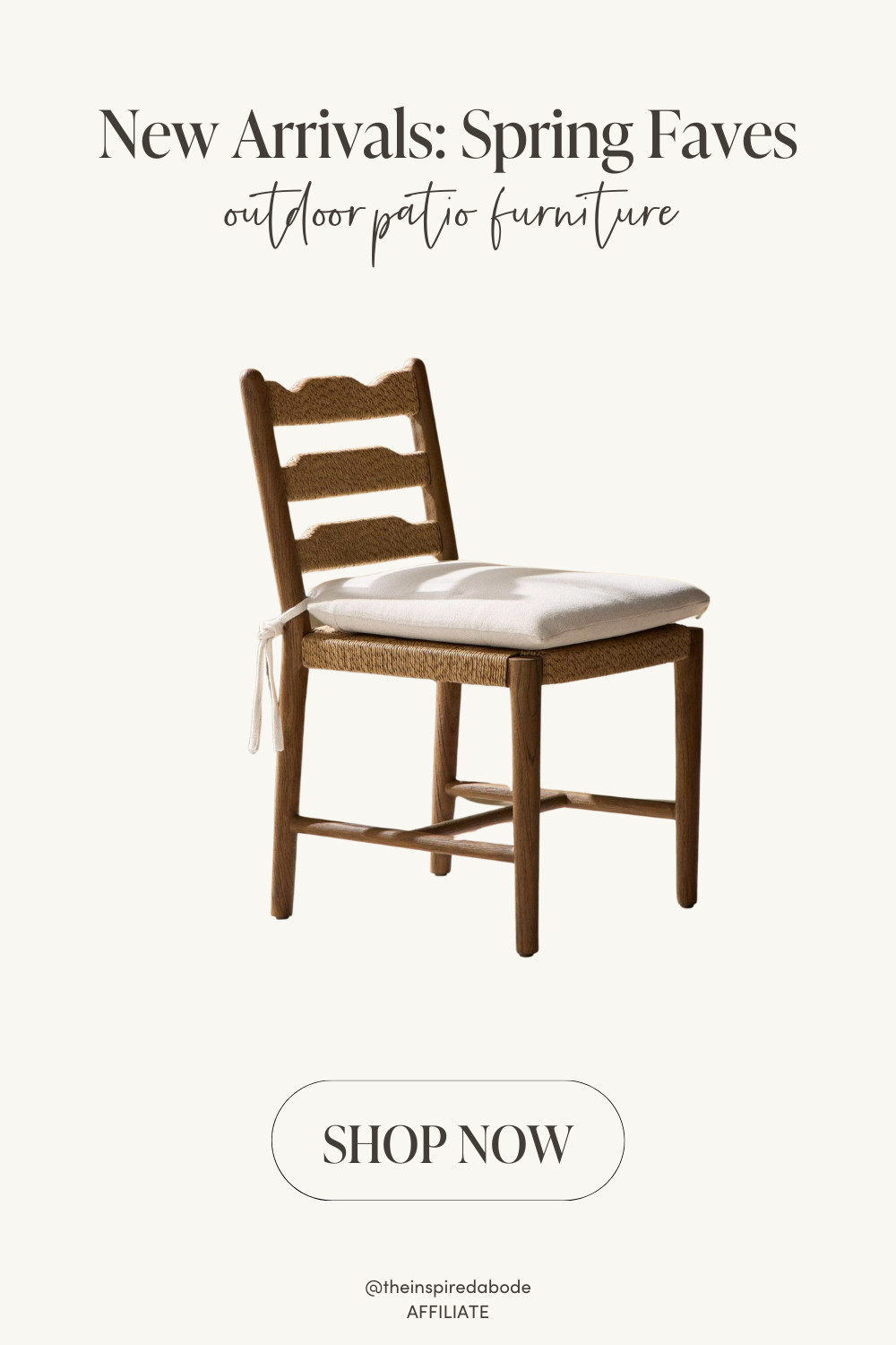 A comfortable outdoor dining chair designed for both everyday meals and hosting friends. Its timeless silhouette works beautifully with many patio table styles – and it's great for indoor use too! 

 #LTKSpringSale #LTKSeasonal #LTKHome