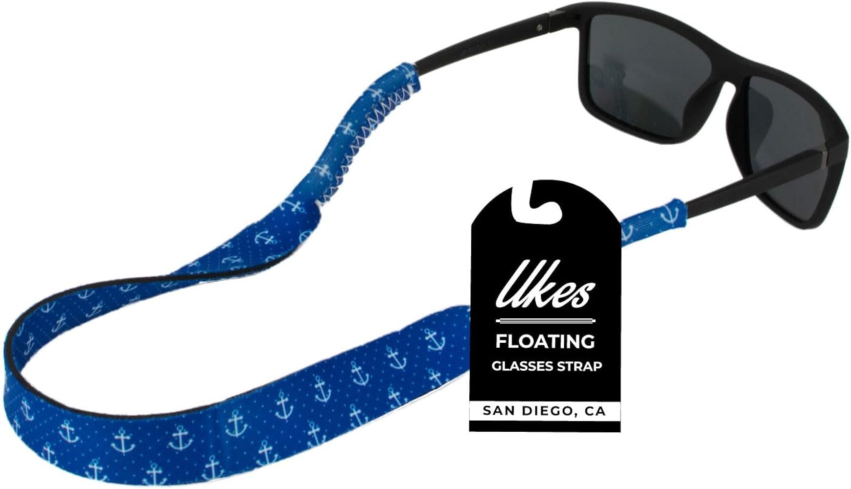 Ukes Glasses Strap - Floating Sunglasses Strap with Durable Neoprene Material - Secure Your Glass... | Amazon (US)