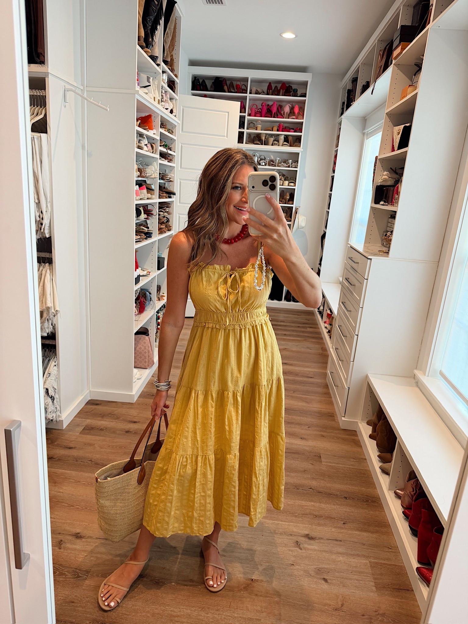 In a small dress, necklace, sandals and accessories- fits tts.

#LTKootd #LTKgrwm #LTKSeasonal