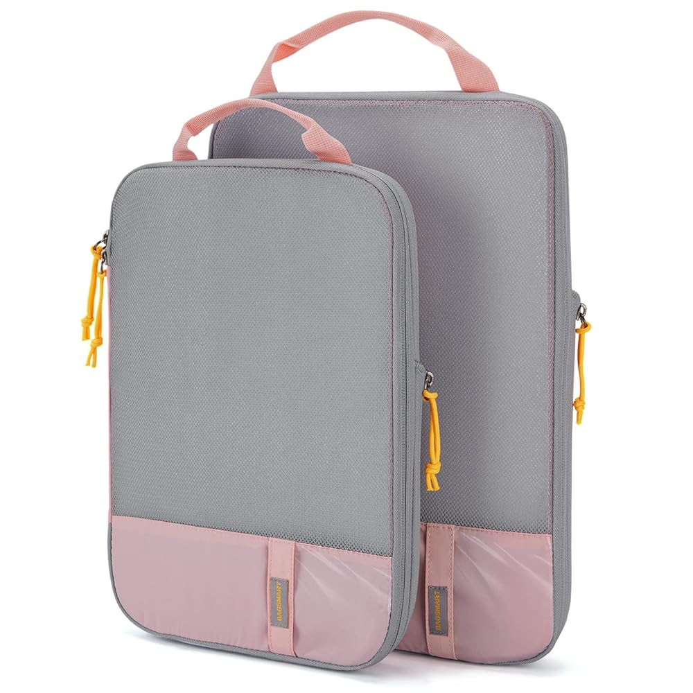 BAGSMART 6 Set Compression Packing Cubes - Lightweight Travel Essentials, Durable Luggage Organiz... | Amazon (US)