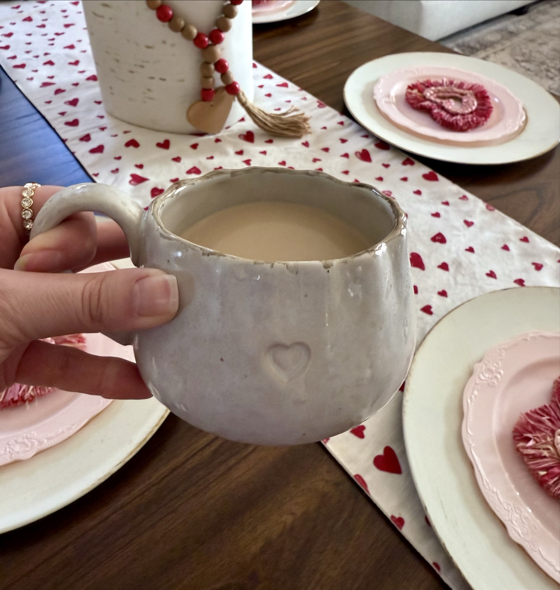 Love this beautiful coffee mug from Target. Perfect for lattes or cappuccinos. Only $7.99, Hearth and Hand with Magnolia brand. 



Spring home arrivals, Spring mug, Valentine’s Day mug, heart mug, target mug, Valentine’s Day gifts, vday gift #LTKGiftGuide

#LTKFindsUnder50 #LTKSeasonal #LTKmorningroutine
