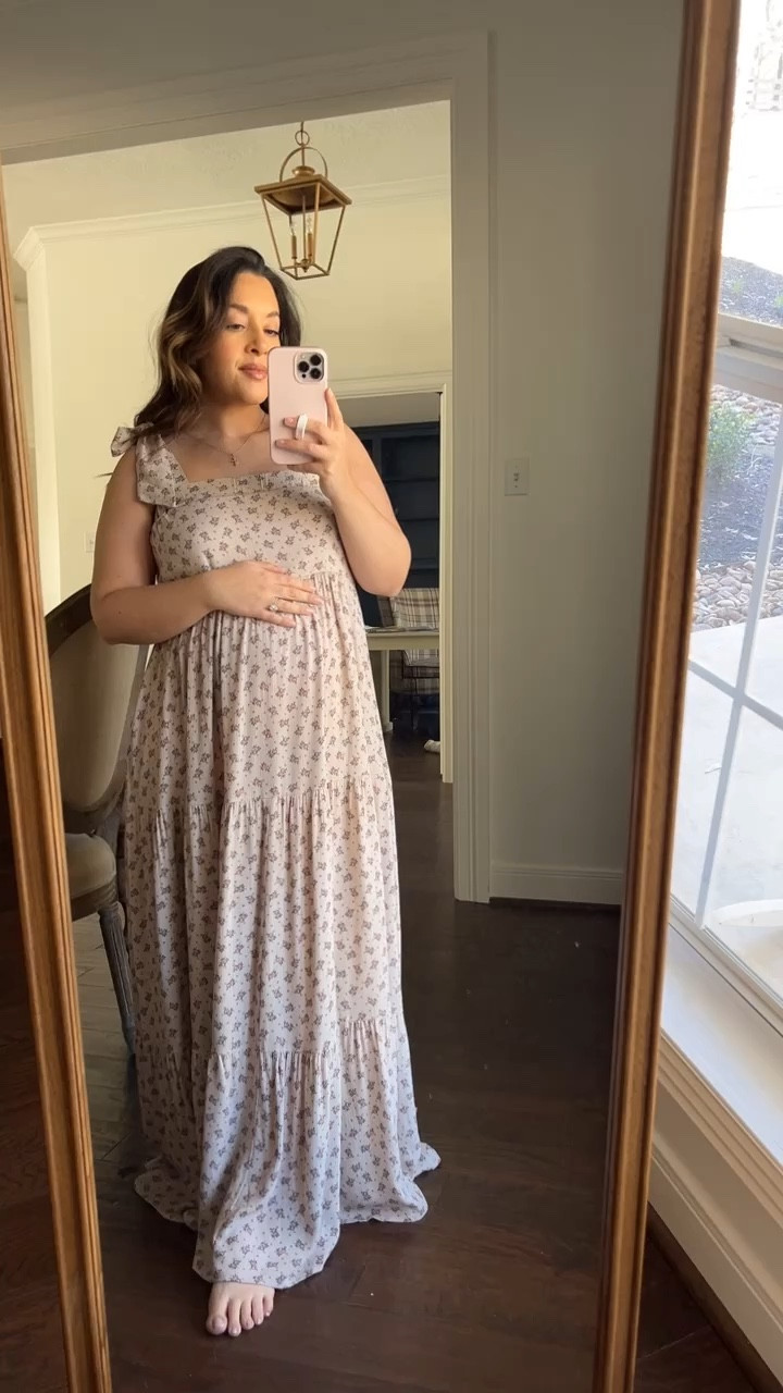 This is so comfortable & the perfect maternity dress to feel amazing in all pregnancy long!

#LTKbaby #LTKVideo #LTKbump