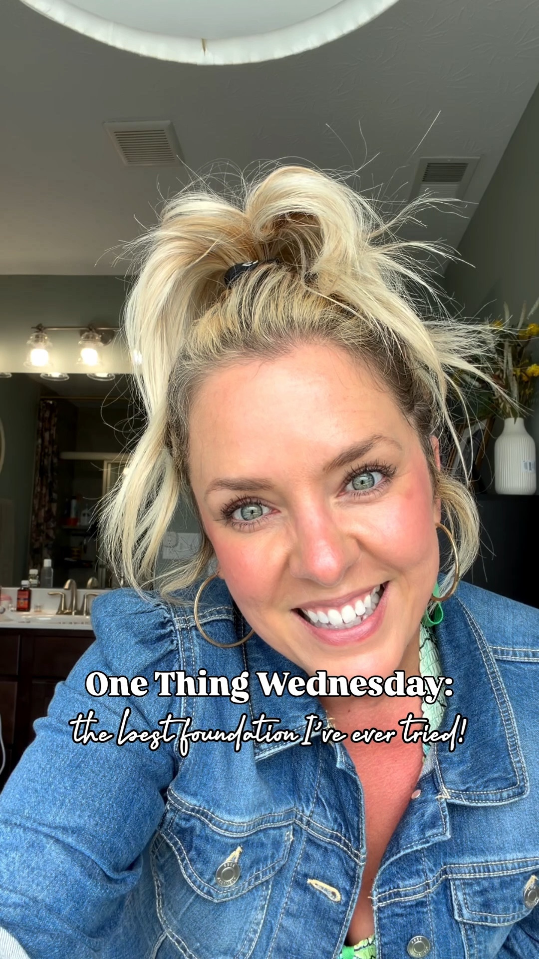 The best foundation I’ve tried for my 41 year old skin! Gives the perfect amount of coverage, lasts all day, won’t sink into my fine lines or look cakey, keeps you looking dewy & hydrated! @itcosmetics 

#LTKgrwm #LTKBeauty #LTKOver40