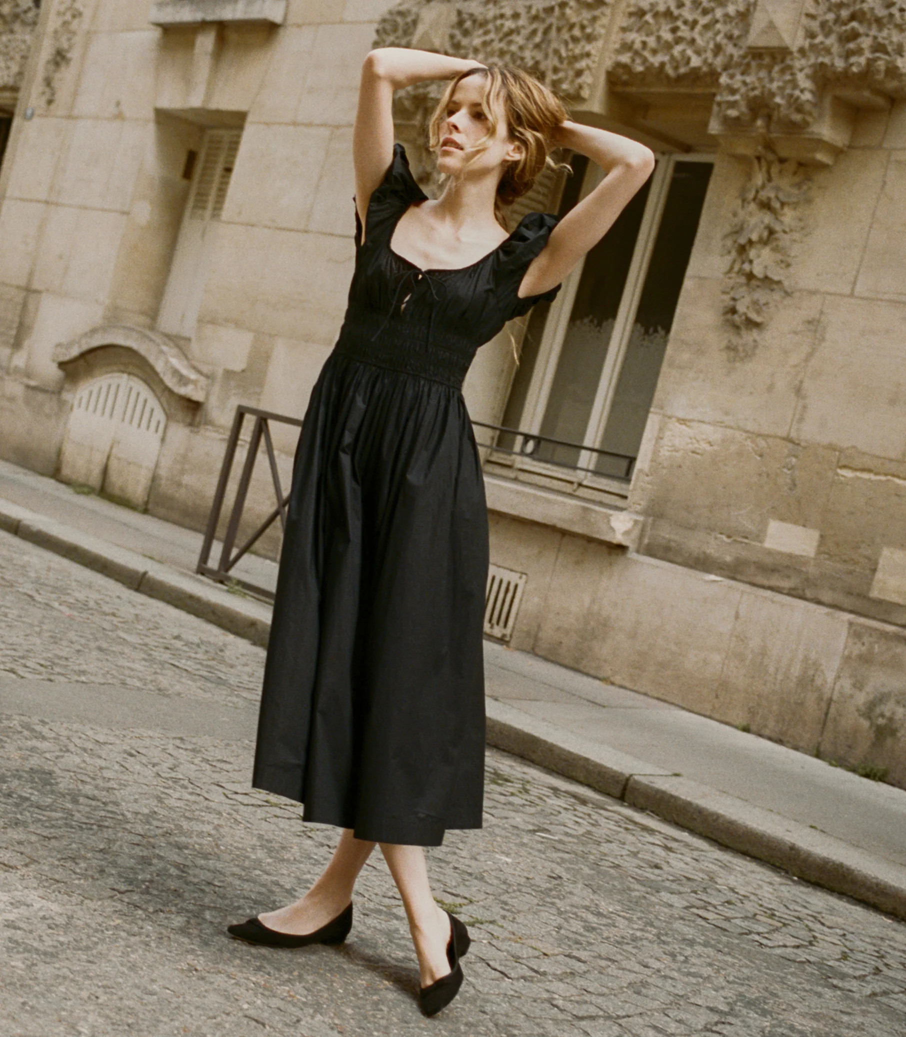 Quinn Dress - Black | DÔEN | DOEN