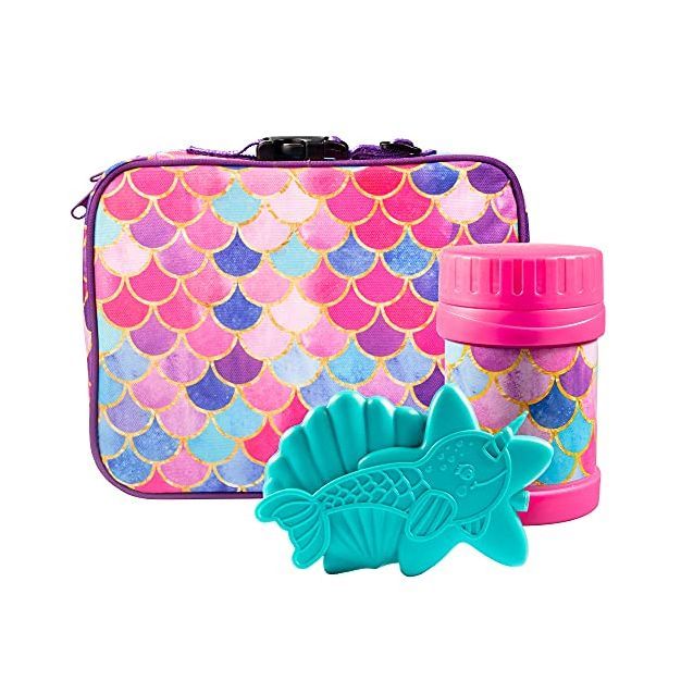 Bentology Kids Lunch Bag Set (Mermaids) w Reusable Hard Ice Pack and Double-Insulated Food Jar - ... | Target