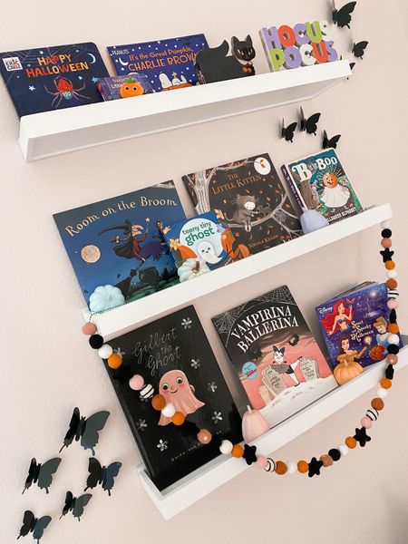 Halloween bookshelves 

#shelfie #kidsbooks #fallbooks 

#LTKkids #LTKfamily #LTKGiftGuide