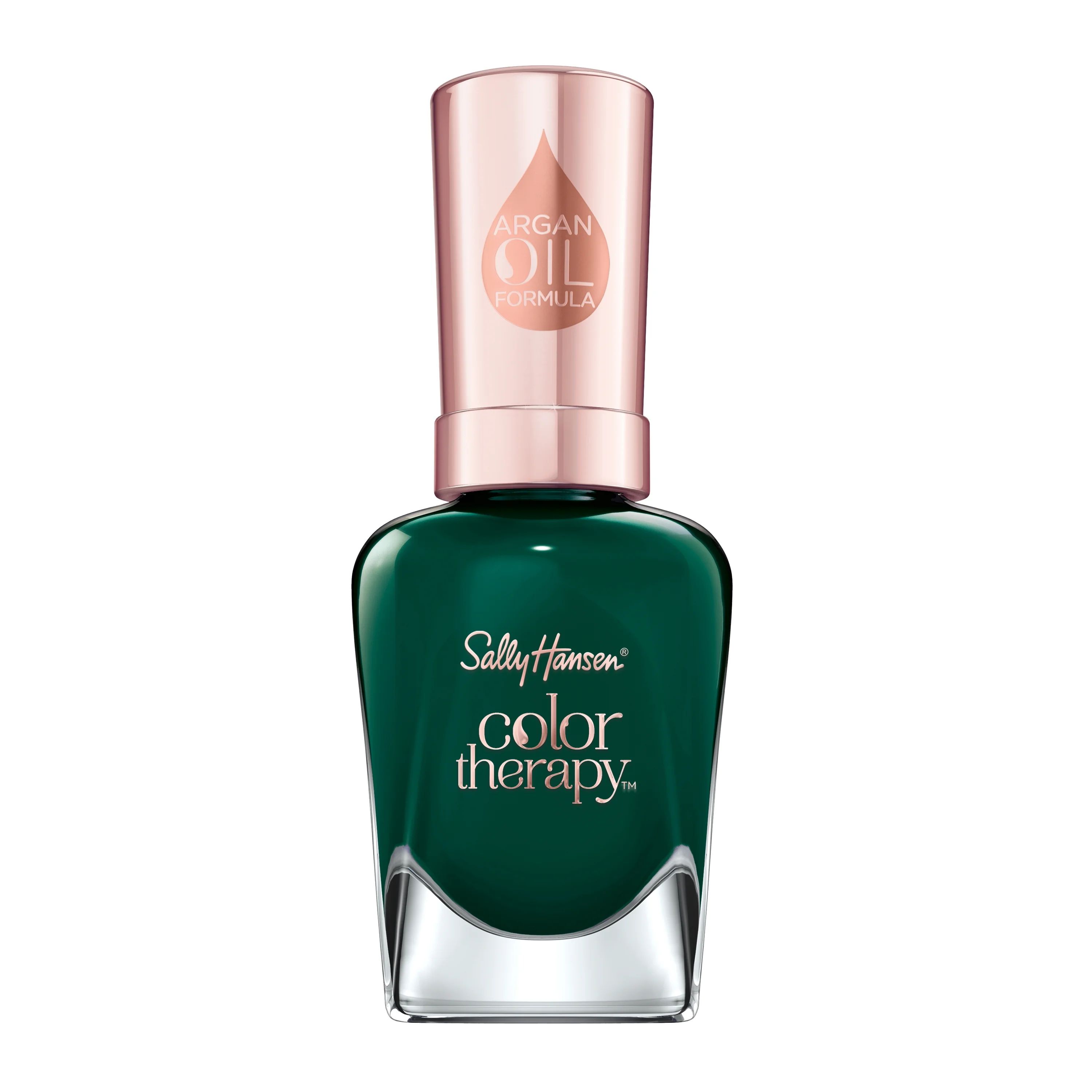 Sally Hansen Color Therapy Nail Polish, Serene Green, Bliss Collection, 0.5 oz, Argan Oil Formula | Walmart (US)