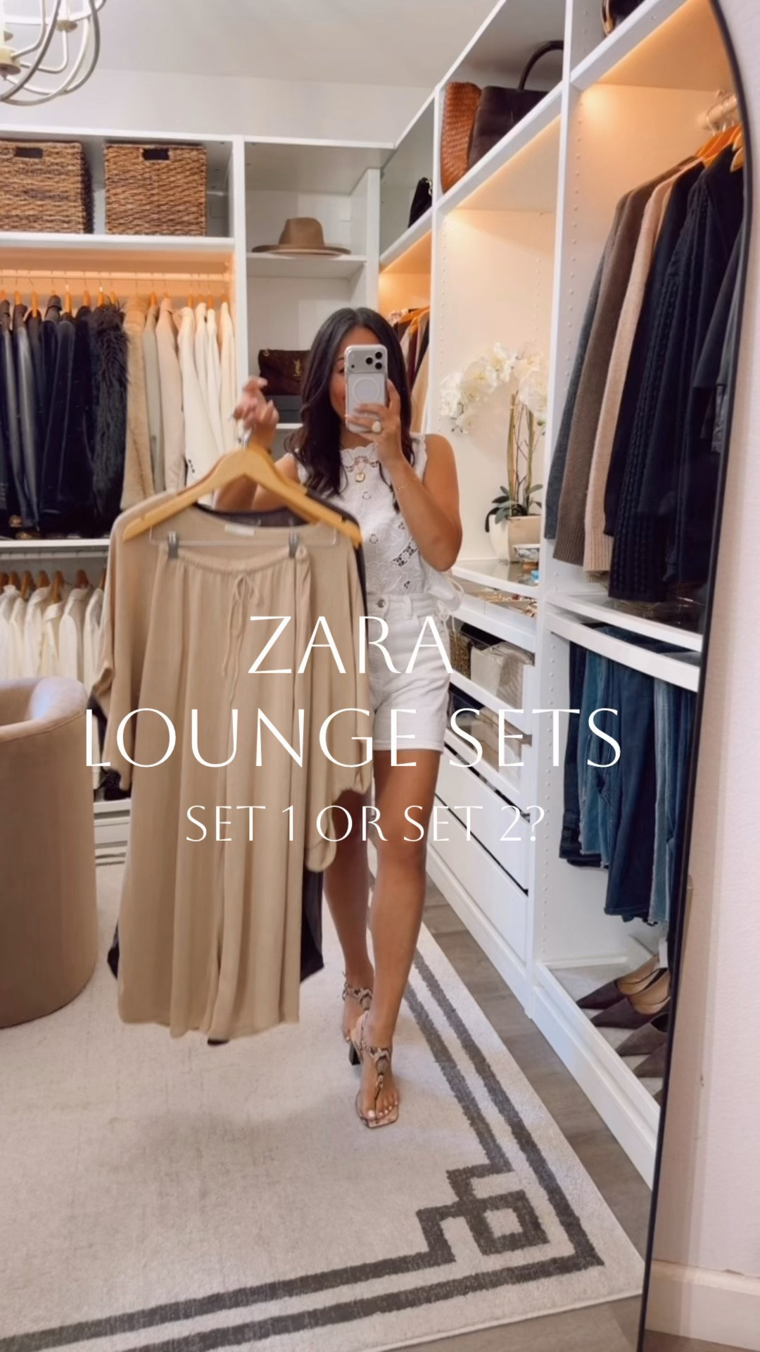 Zara lounge co-ord sets! Pieces under $50- wearing a size small in all. 
The beige set has a lightweight sweater knit material. The gray has a cotton blend material.
Both perfect for travel, working from home, everyday casual ☀️

#LTKootd #LTKOver40