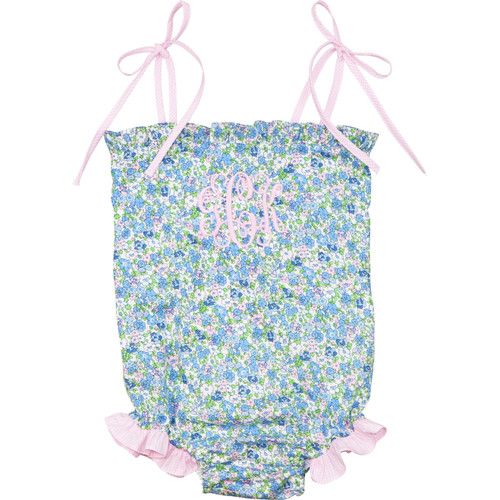 Pink and Blue Liberty Swimsuit - Shipping Late April | Cecil and Lou
