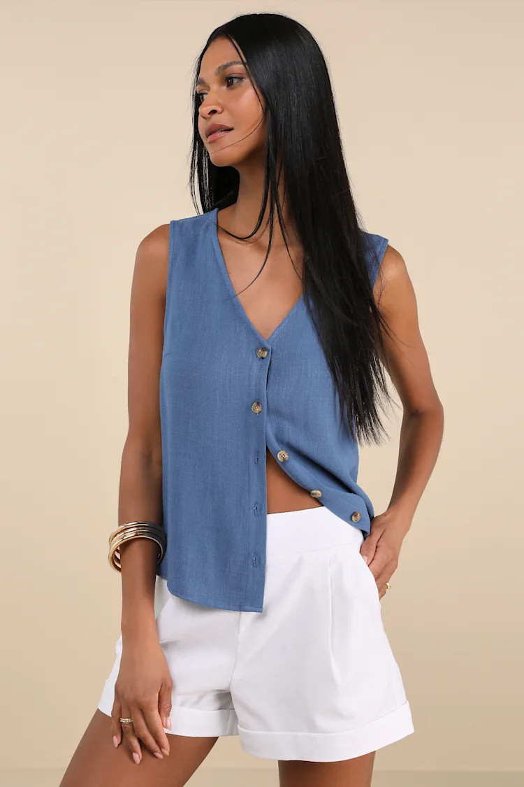 Marieke Ivory Pleated High-Rise Shorts | Lulus
