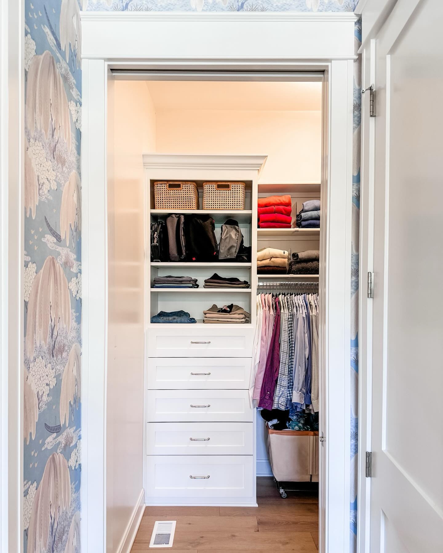 It’s a closet refresh kind of day! What an absolute joy to be back in our clients home a year after they moved to tackle some additional spaces. 

We were able to work through five closets and a craft room - organizing, planning and implementing product in just three sessions (all within the span of a week)! There is nothing like knocking a few projects off the ole’ organizing list quickly…am I right? 

Indianapolis // Organization // Organized New Build // Home